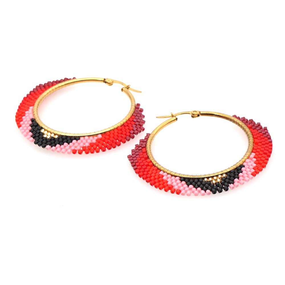 Fashion Ethnic Style Exaggerated Hoop Earrings display picture 12