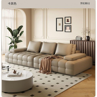 Minimalist sofa combination villa large apartment living room modern small apartment Italian light luxury sofa factory a wholesale