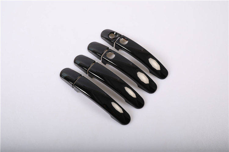 Suitable for Fox Maverick door bowl handle modification car exterior door handle decoration protection stick bright strip paint black
