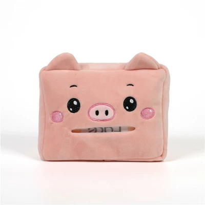 Car Seat Back Sun Visor: Car tissue box/set - piggy