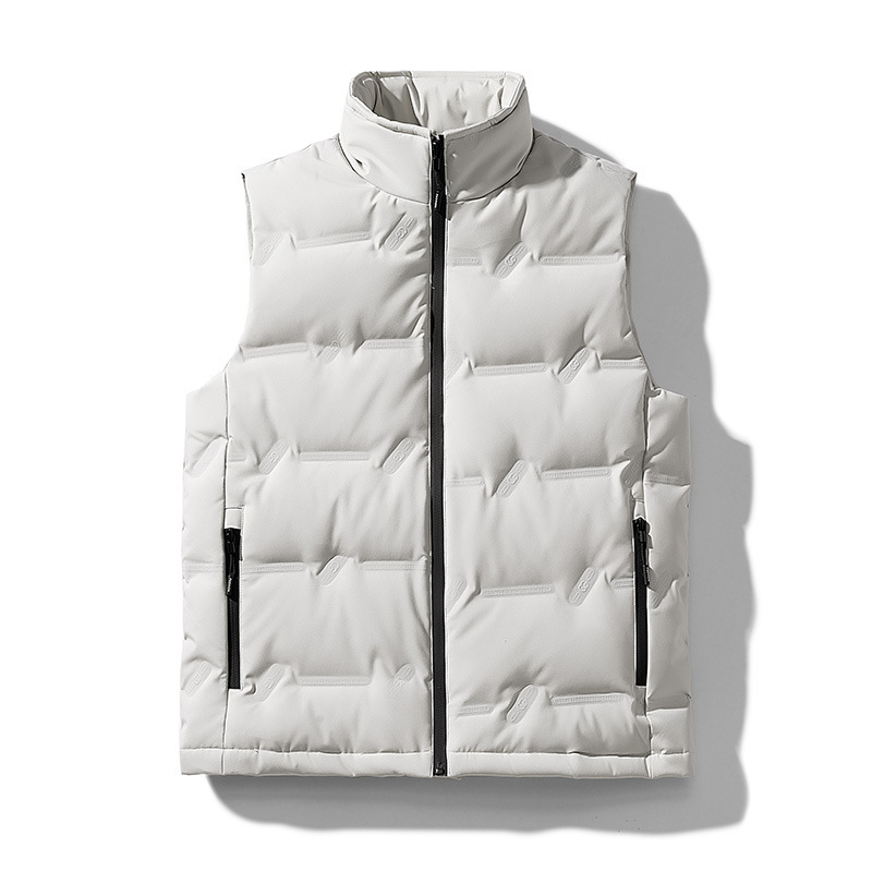 New down Vest Men's Autumn and Winter Warm Waistcoat Stand Collar Vest down Jacket Men's Men's Jacket Men