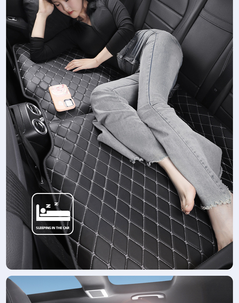 Car Backseat Sleeping Mat, Travel Sleeping Essential, Foldable Comfortable Inflatable Bed, Suitable for All Seasons, Rear Seat Car Folding Bed