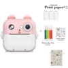 Q5 High -end APP Pink+3 Volume Printing Paper+Watercolor Pen+Random Sticker+Storage Bag
