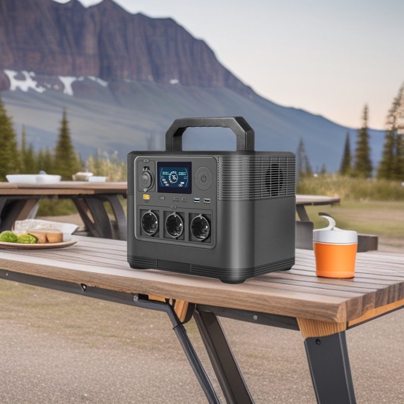 Fuente de alimentación de almacenamiento de energía al aire libre de gran capacidad de 1800W Fuente de alimentación portátil de fosfato de hierro de litio suministro transfronterizo exclusivo