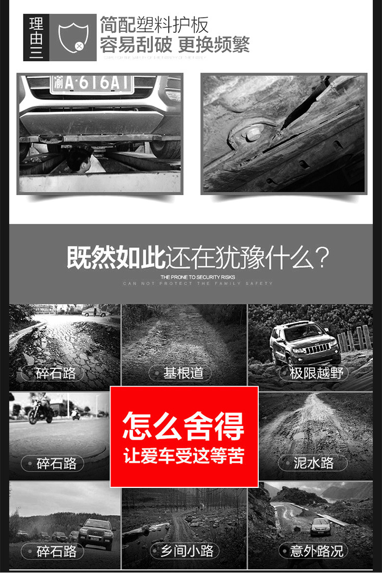 Suitable for engine chassis armor MAX oil circuit car bottom 24 ideal L6PRO battery lower guard plate protective baffle