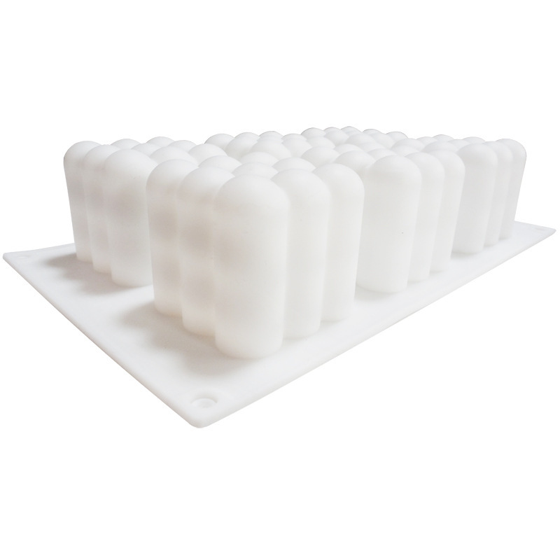 Cubo de 6 piezas molde de mousse francés BOLA MÁGICA tridimensional molde de pastel de silicona DIY molde creativo para hornear molde de vela