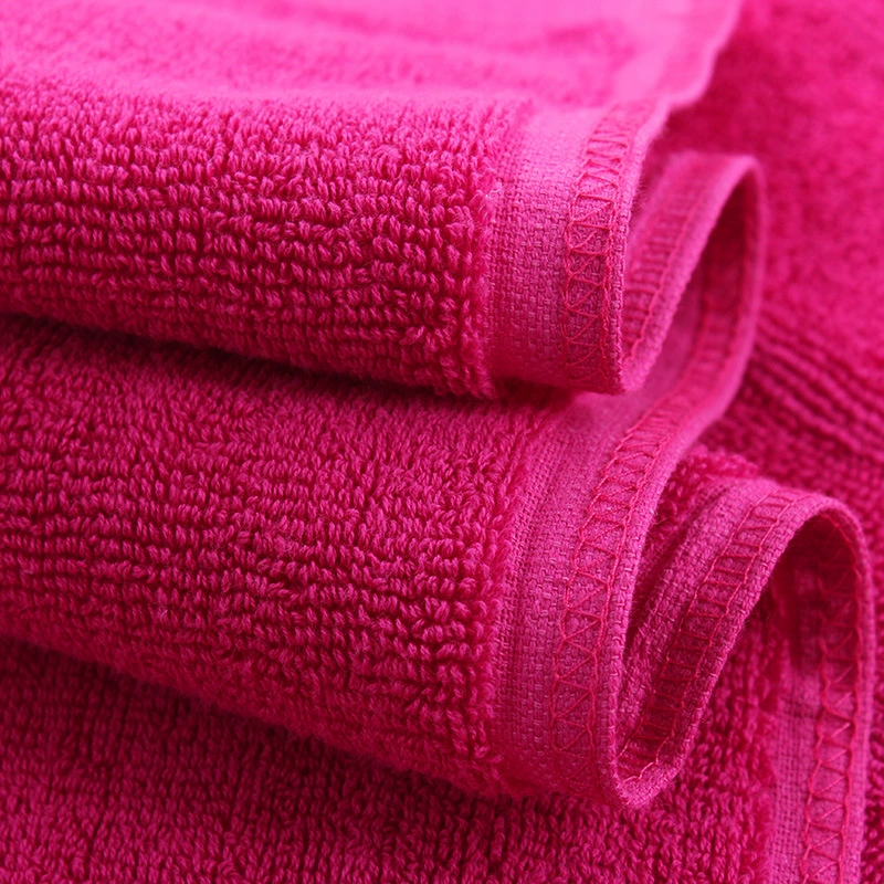 Dark white bath towel, increased thickness, for beauty salons
