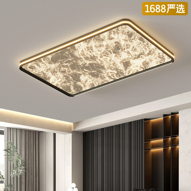 [Selección estricta] lámpara de techo minimalista italiana para proteger los ojos nueva lámpara moderna simple y lujosa luz de nube de alto nivel lámpara principal