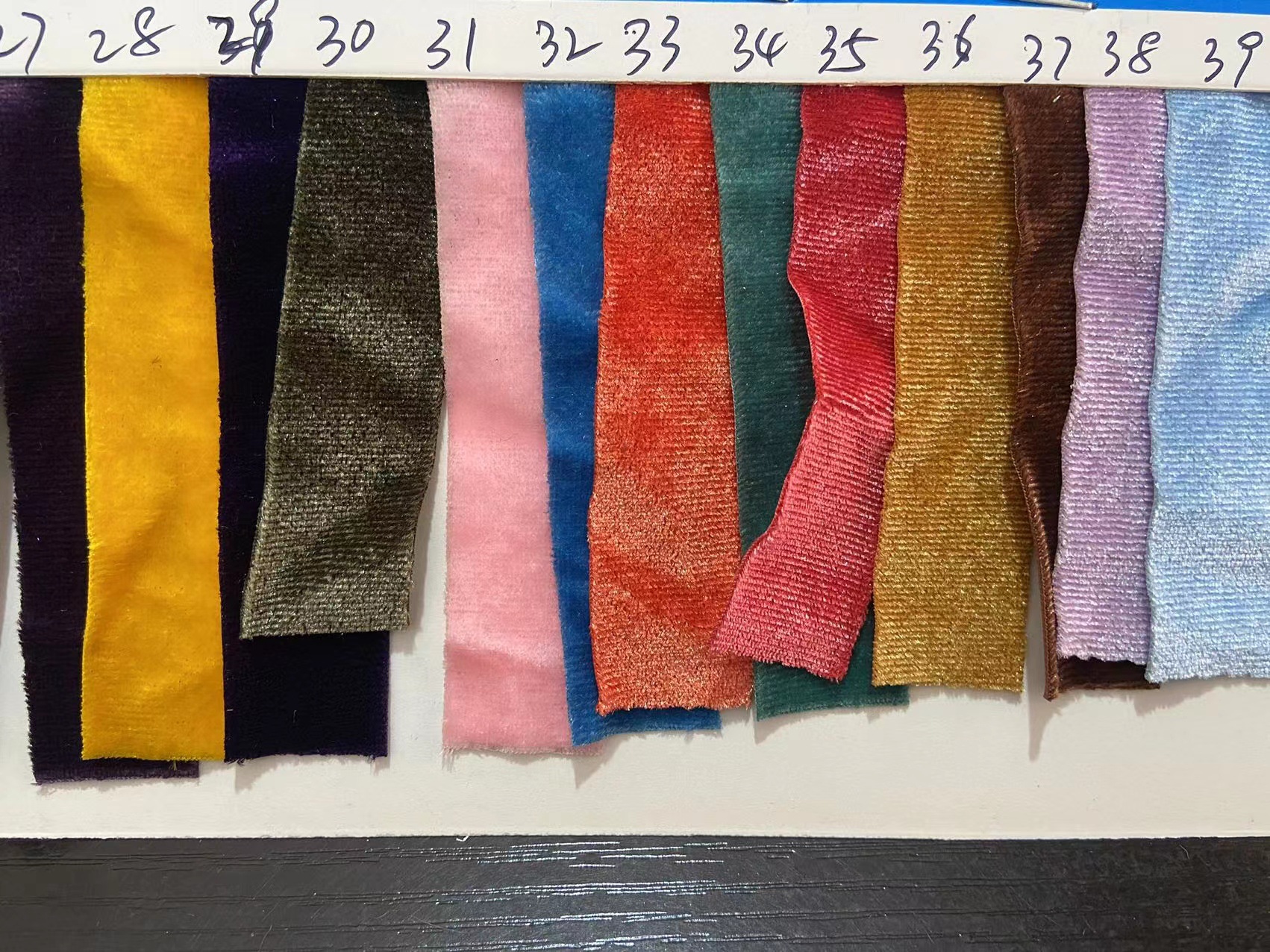 Tela de ropa de terciopelo dorado de terciopelo coreano tela de traje de camisa de vestir de terciopelo no invertido de terciopelo liso