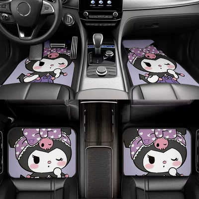 Cartoon Cute Hello Kitty Car Avtomobil döşəmə paspasları