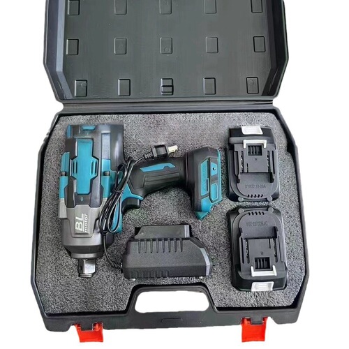 Brushless Electric Wrench 2100N Lithium Battery Wrench High Tension Automotive Repair Pneumatic Impact Wrench Industrial Grade