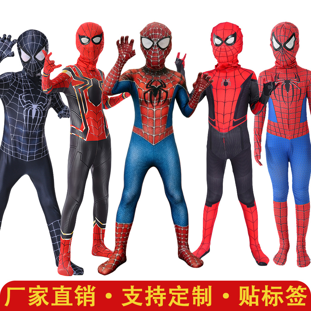 Spider Tights Man Jumpsuit COS Costume Children's Amazing Spider…