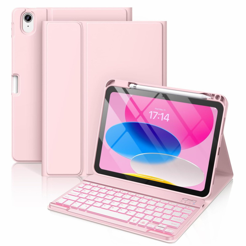 Customized Logo Leather Case iPad Pro13 Protective Case Backlit Keyboard 10.2 with Pen Slot Air Magnetic Anti-Fall Suitable