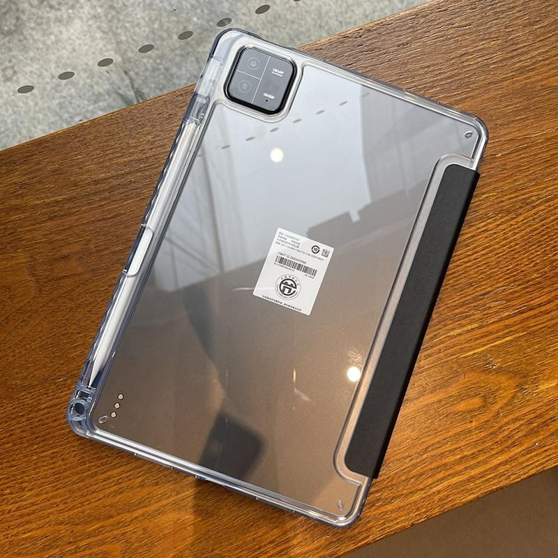 Funda para Tablet con Ranura para Lápiz de Acrílico con Soporte y Protección contra Caídas image 4