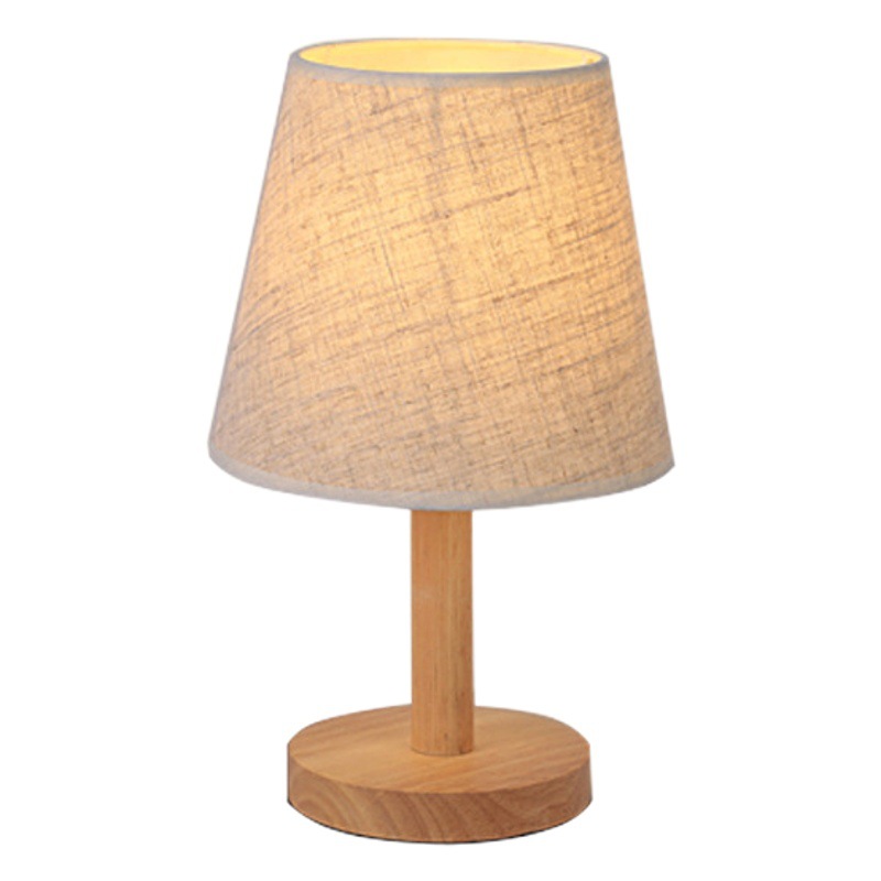 Lámpara de mesa de enfermería dormitorio minimalista moderno lámpara de mesa de protección ocular para niños estudio sala de estar lámpara de mesa de madera maciza regalo de cumpleaños