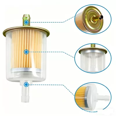 Gasoline filter fuel filter for
