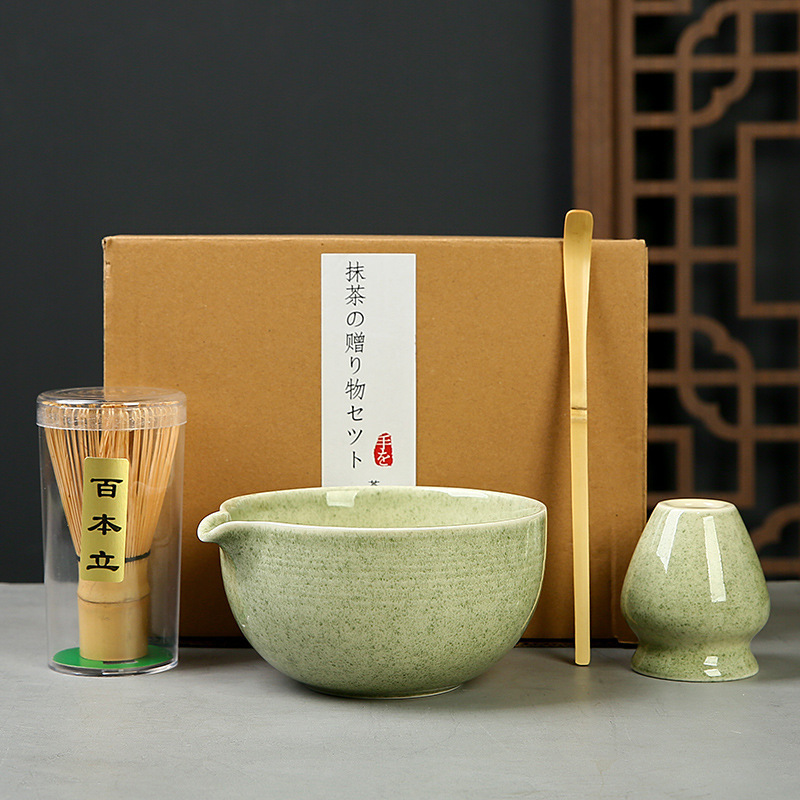 Cepillo de té de matcha de 100 centavos de matcha