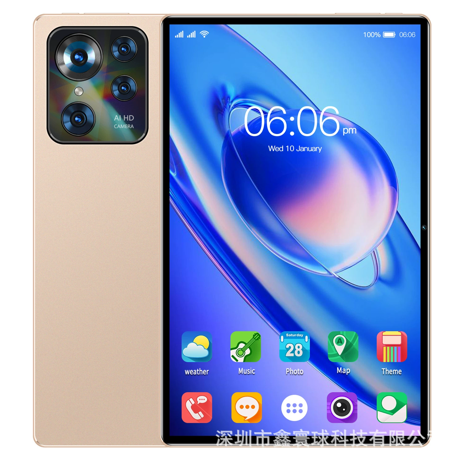 Планшетный смарт-ноутбук, 10 дюймов, Android, Bluetooth