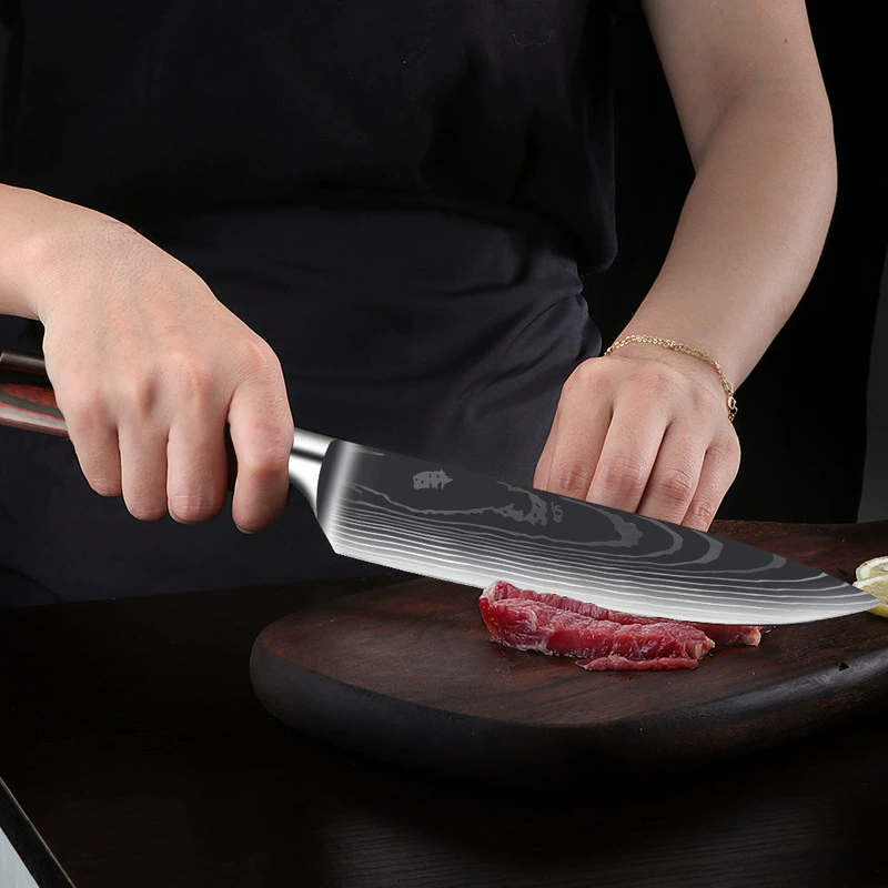 Special knife stainless steel, wavy set