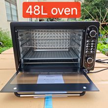 外贸出口英文48L电烤箱大容量多功能智能面包烘焙烘烤一体烤箱