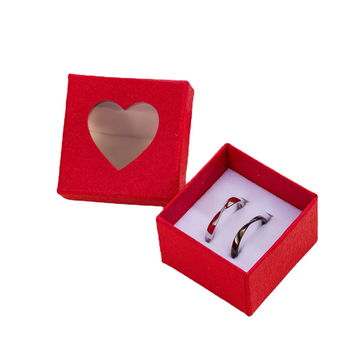 Anillo Miracle Caja grande Caja de papel fija Embalaje universal Huamei Love Caja vacía Caja de embalaje al por mayor Regalo