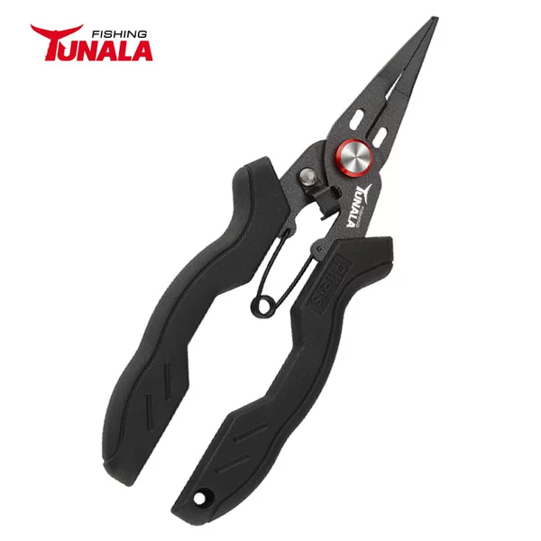 Tunala Teflon Stainless Steel Micro Lure Pliers Anti-Slip Line Cutting Open Ring Fishing Tools Fishing Pliers Cross-Border