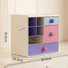 Desktop tilt drawer storage box (Paris Romantic)