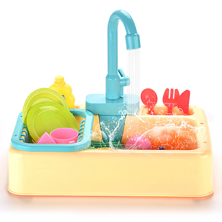시뮬레이션식기세척기 19PCS-Yellow-6058