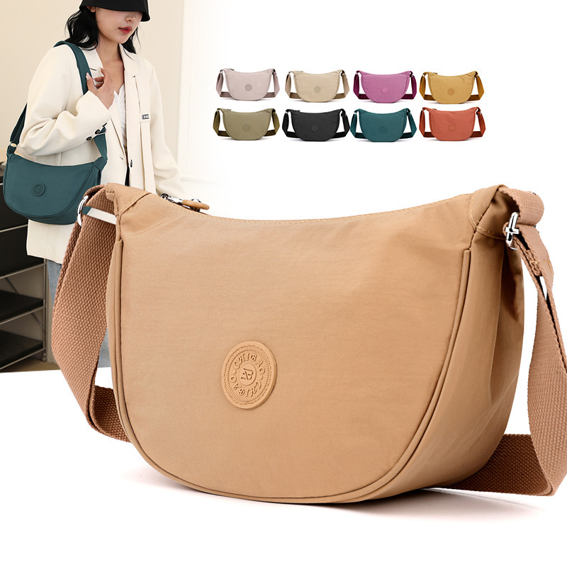 2026 New Nylon Crossbody Bag for Women, Large Capacity, Lightweight Casual Shoulder Bag, Fashionable Versatile Dumpling Bag 2026 New Nylon Crossbody Bag for Women, Large Capacity, Lightweight Casual Shoulder Bag, Fashionable Versatile Dumpling Bag