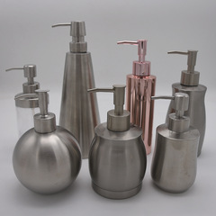 BB4C wholesale home club multi-capacity stainless steel lotion bottle hand sanitizer bottle soap liquid bottle manual dispenser