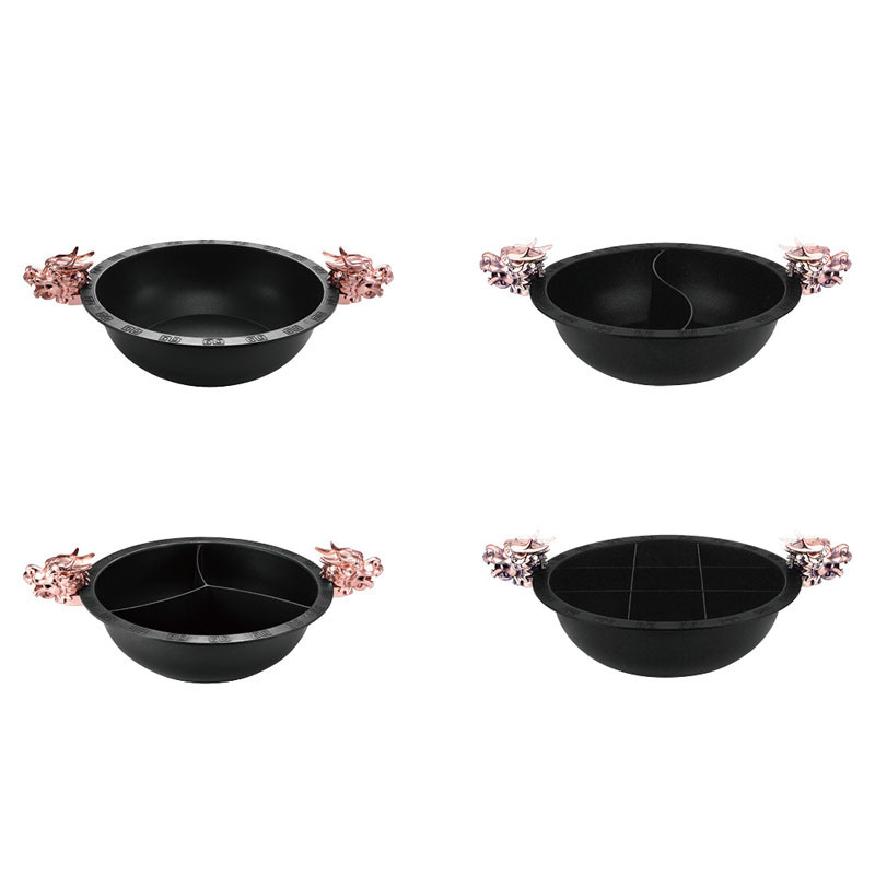 Dragon Head Hot Pot Yuanyang Pot Qing Soup Pot Jiugongge Induction Cooker General Chongqing Old Hot Pot Cross-border Soup Pot Dragon Head Hot Pot Yuanyang Pot Qing Soup Pot Jiugongge Induction Cooker General Chongqing Old Hot Pot Cross-border Soup Pot