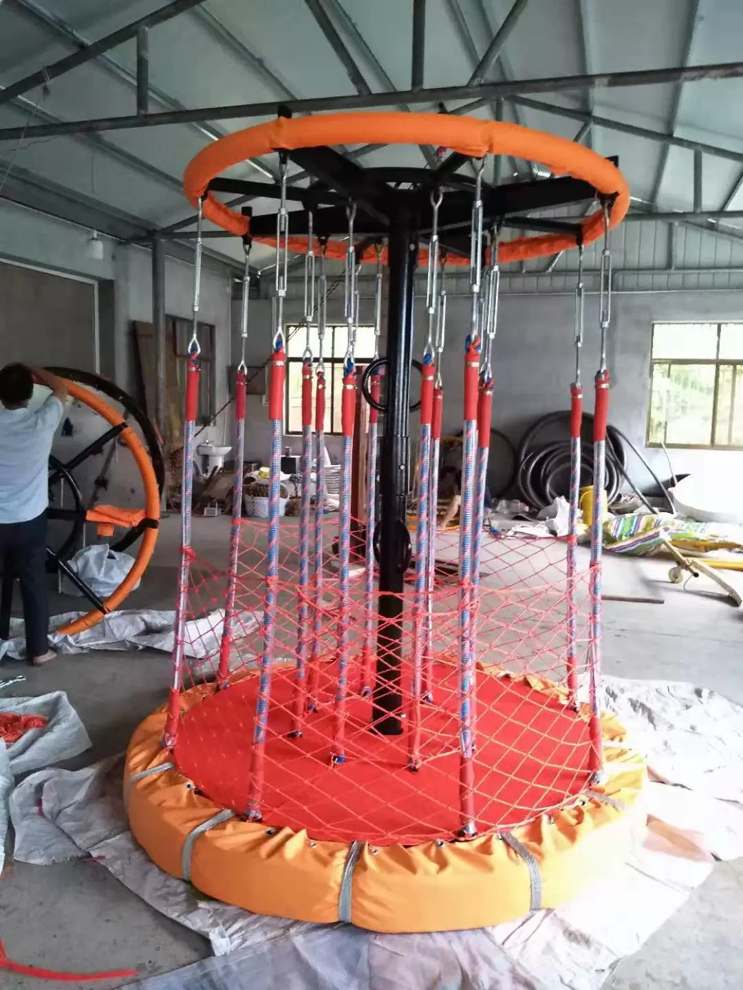 Подгонянная морская вися корзина Океанский ветер электрическая платформа висит клетка океан платформа висит клетка 4-человек висит клетка 8-человек висит клетка