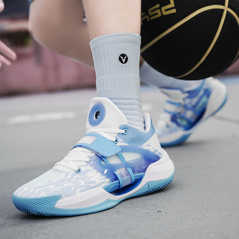 Shuihua 5 generación de zapatos de baloncesto para hombres amortiguación antideslizante desgaste juvenil ciudad nueve zapatos de entrenamiento de combate real zapatillas deportivas