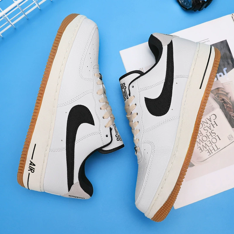 Кроссовки Nike Air Force 1, цвет wheat, низкие белые обувь, кеды