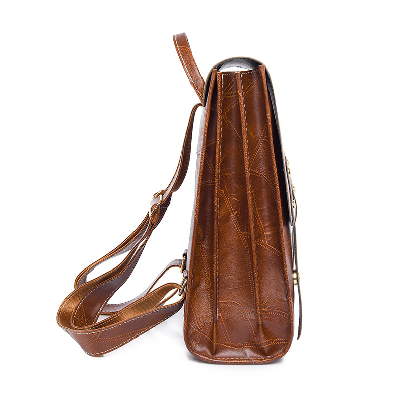 Transfronterizo 2024 nueva mochila retro casual para mujer estudiante universitario mochila antirrobo mochila simple para computadora al por mayor