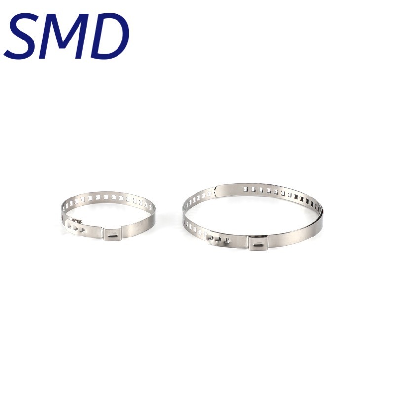 Abrazadera de jaula de bola interior y exterior ajustable de medio eje de acero inoxidable 304 sola oreja clip no polar abrazadera de cubierta de polvo abrazadera de resorte