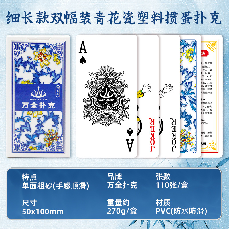 파란색과 흰색 도자기 계란 5228의 슬림 버전