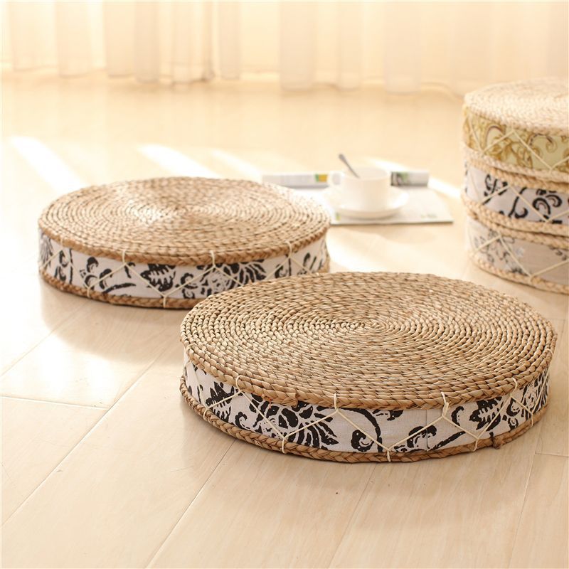 Futon Cushion Thickened Japanese Style Straw Floor Cushion Tatami Bay Window Cushion Meditation Buddha Payer Mat Meditation Mat Futon Cushion Thickened Japanese Style Straw Floor Cushion Tatami Bay Window Cushion Meditation Buddha Payer Mat Meditation Mat