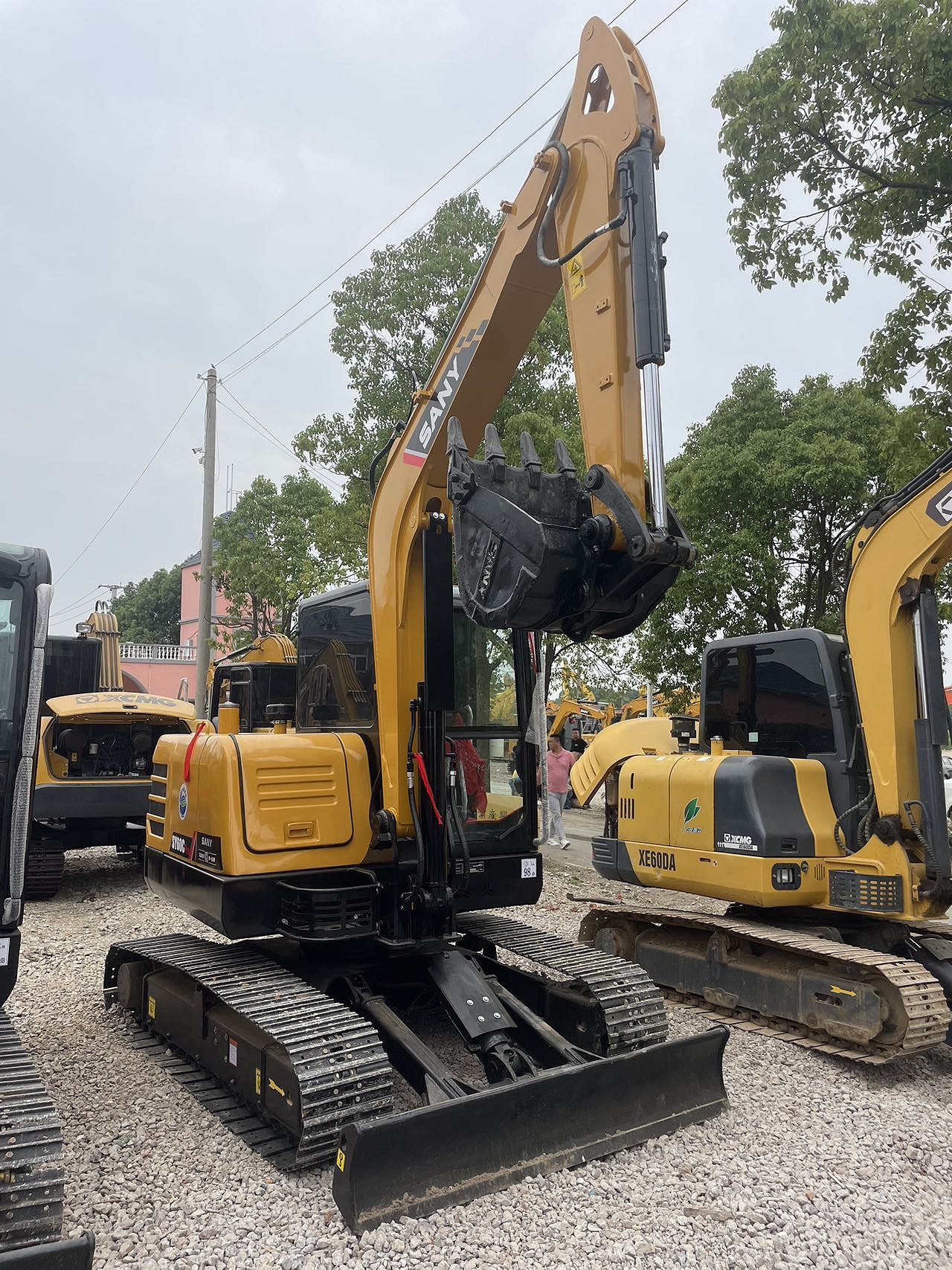 20 años de alta calidad SanySY95C Sany75c - 10 excavadora exportada en el país y en el extranjero