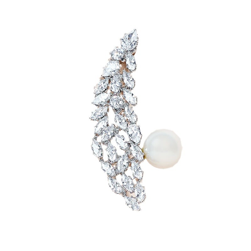 Juegos de joyería de lujo europeos y estadounidenses temperamento simple pendientes de zircon abierto brazalete anillo accesorios conjunto de joyería