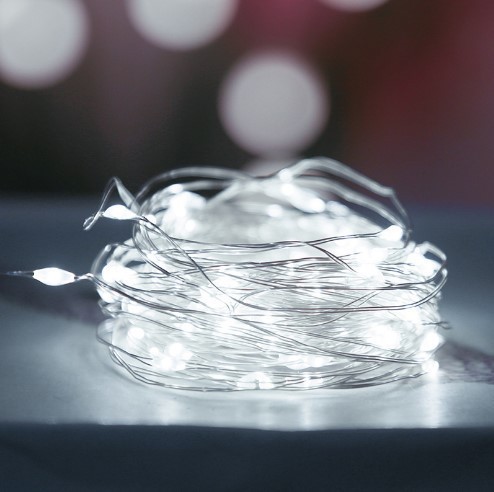 Transfronterizos led cable de cobre string control remoto caja de baterías impermeables cable de cobre ramo de flores caja de regalo de Navidad lámpara decorativa