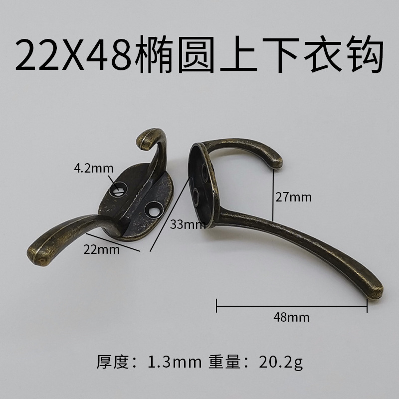 Muebles puerta de cocina trasera gancho pared baño toalla gancho de baño gancho de ropa bronce dorado único