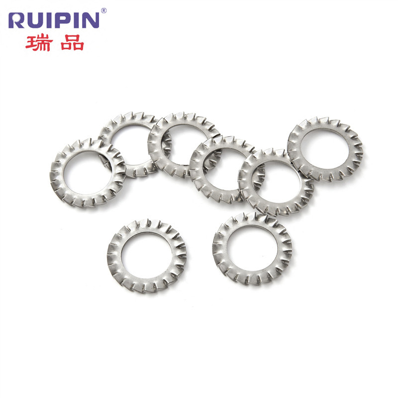 现货GB862.2/DIN9798内外锯齿锁紧垫圈 多齿防松垫65/50锰 M3-M30