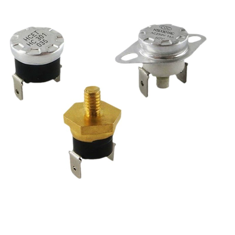 Термостат KSD302/KSD301 переключатель температуры керамический 16A водонагреватель переключатель контроля температуры ручной сброс