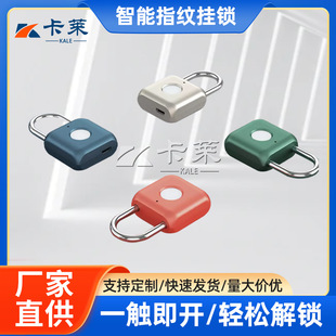 Smart Fingerprint Padlock Suitcase Electronic Lock Door Lock Cabinet Lock Student Dormitory Sensor Lock Fingerprint Unlocking