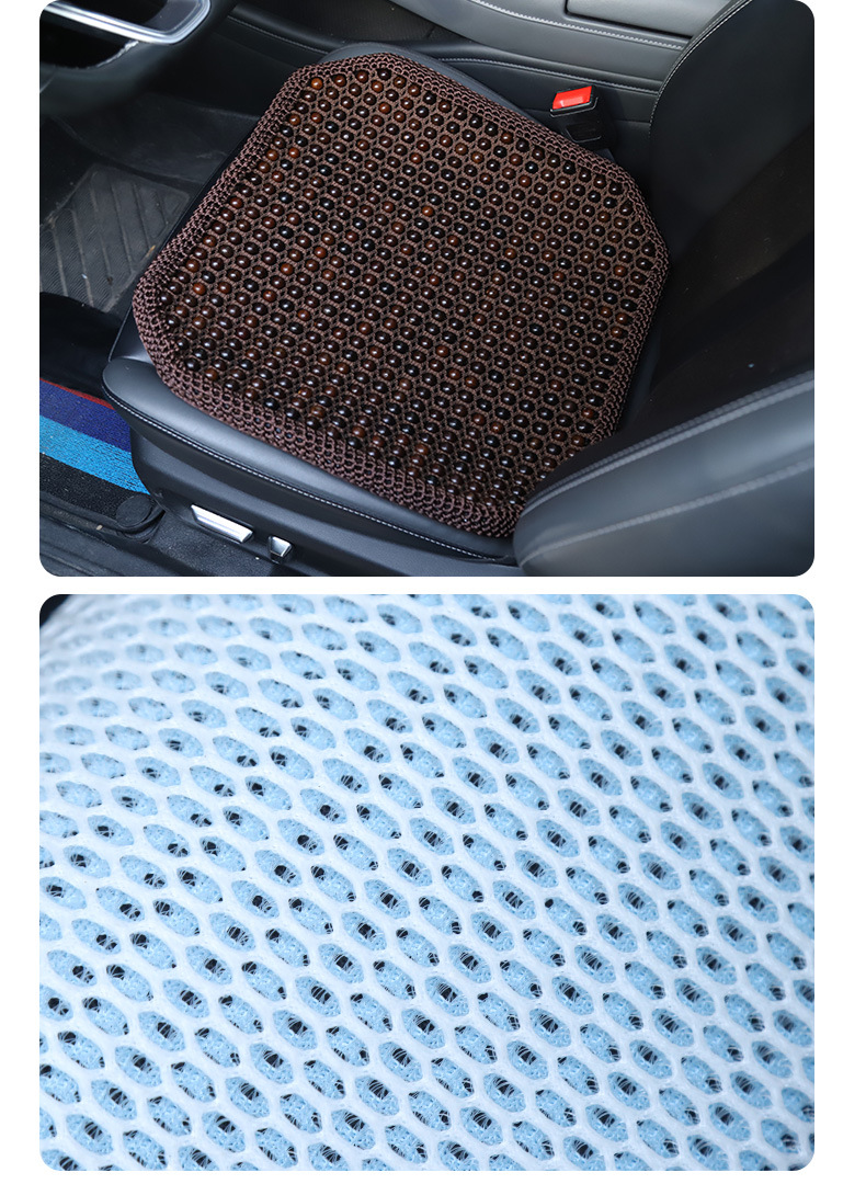 Cross-Border Car Seat Cushion, Summer Ventilated and Breathable Seat Cushion, Lumbar Support Car Cushion, Not Tired after Sitting for a Long Time, Four-Seater Car with Enhanced Sense of Luxury