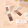 Makeup primer, two-color eye shadow, eyeshadow palette, new collection, earth tones, European style