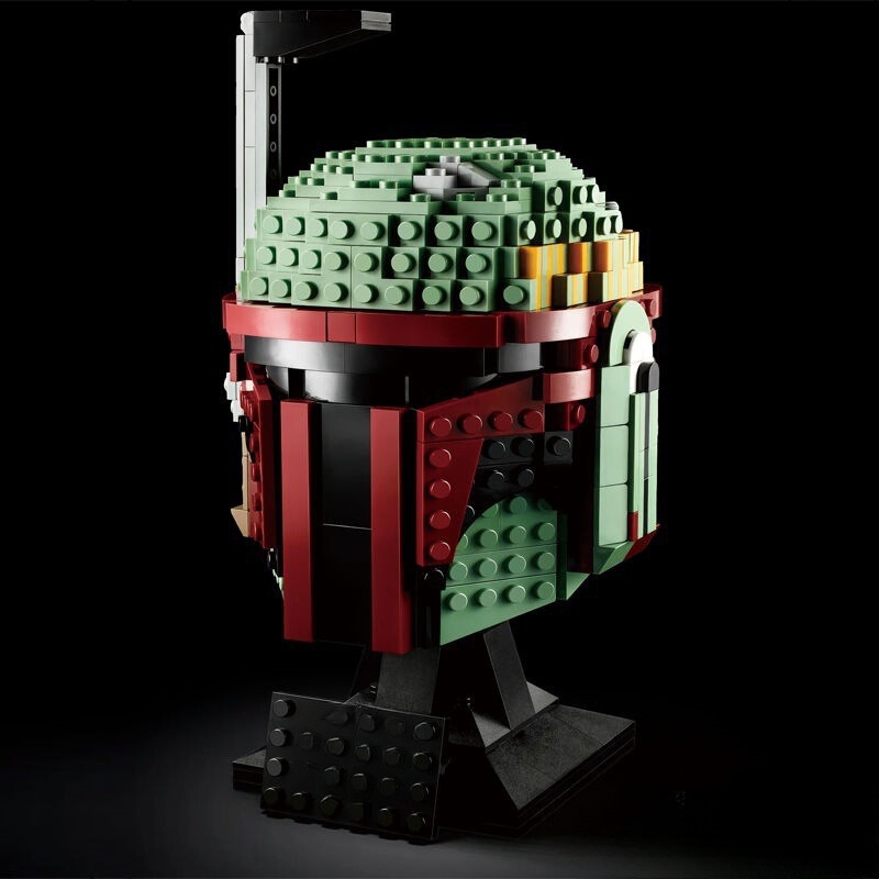 99051 Cross-Border Star Wars Boba Fett Helmet Mask Boy's Assembled Small Particle Building Block Toy Gift