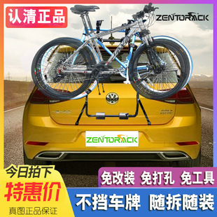 True picture car rear-mounted rear-tow SUV car car bicycle rack rear rack placed spare box suspension rack