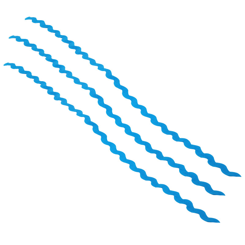 Spot venta directa 8mm color marinero borde curvo onda línea curva correas marinero S cinturón encaje